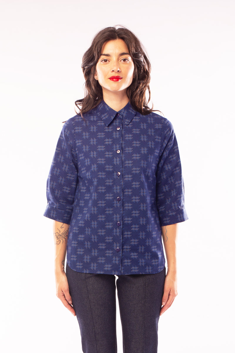 SUMMIT SHIRT BLUE PRINT – Kumo