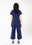 HORIZON JUMPSUIT NAVY SEERSUCKER