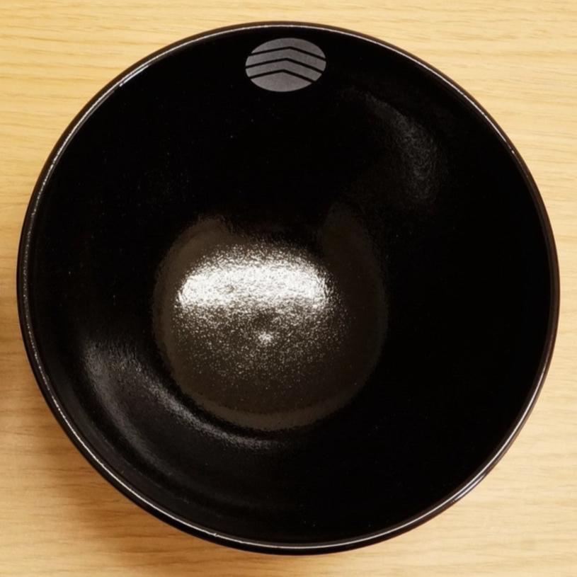 JAPANESE RICE BOWL MOON RISE BLACK