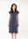 DREAMER DRESS NAVY STRIPE